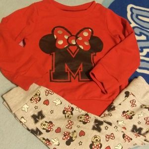 Minnie mouse sweatsuit